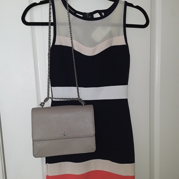 Womens Color Block Dress - Picture 1 of 3